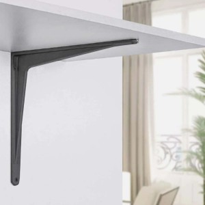 Reggimensola in alluminio 150x200 mm nero opaco