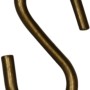 Gancio a S color oro per set di ganci e occhielli.