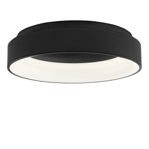 Plafoniera LED Noah 8000lm 60W CCT IP44 60x60x13 cm nera