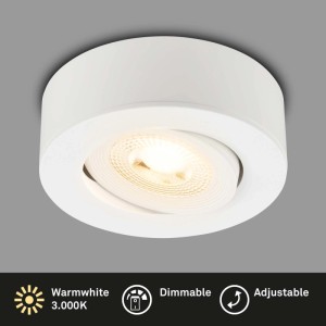 Faretto LED da incasso Desi dimmerabile Ø9x3cm Bianco