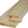 Listelli in legno piallato, colore legno chiaro, per finiture interne e progetti fai-da-te.