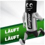 Batteria Energizer Power Plus AA come personaggio dei cartoni animati che corre.