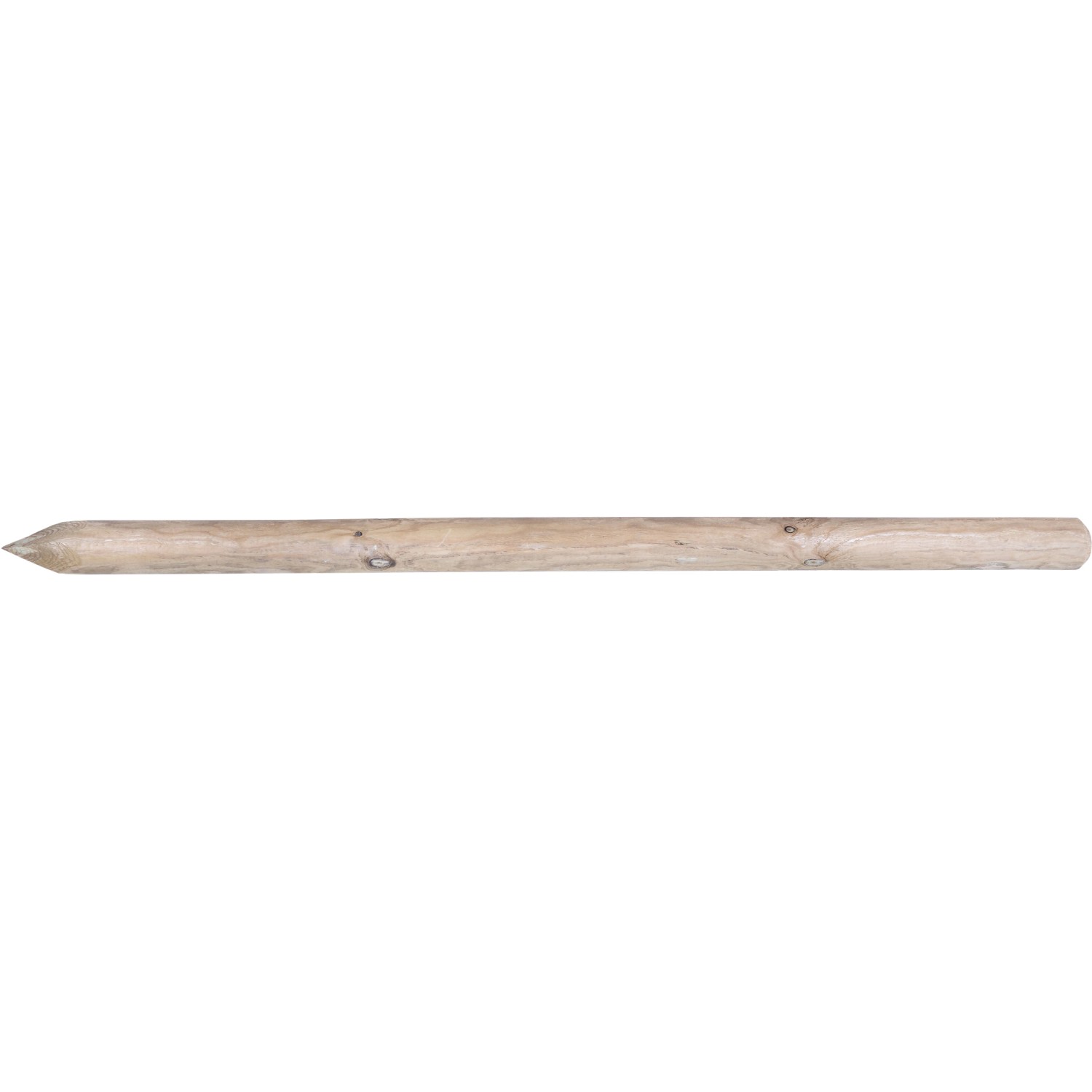Palo in legno per recinzioni, naturale, appuntito.