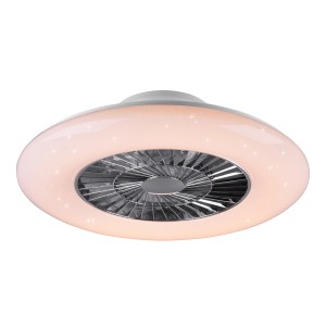 Plafoniera LED moderna con ventilatore, t.b.t.