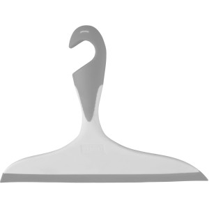 Wenko Loano tergivetro bagno grigio con gancio per pulire le pareti della doccia senza aloni.