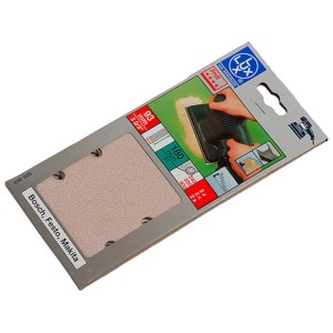 Set di fogli abrasivi LUX, 6 pezzi, 93x180mm, per levigatrici orbitali, grana K240, K320, K400.
