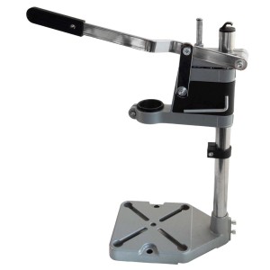 Colonna per trapano con base in alluminio da 220x150x20 mm
