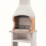 Barbecue a carbonella e grill Palazzetti Ariel griglia 68x40 cm in cemento