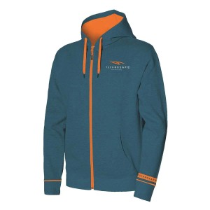 Felpa con cappuccio Hoodini Petroleum/Arancio tg XXXL
