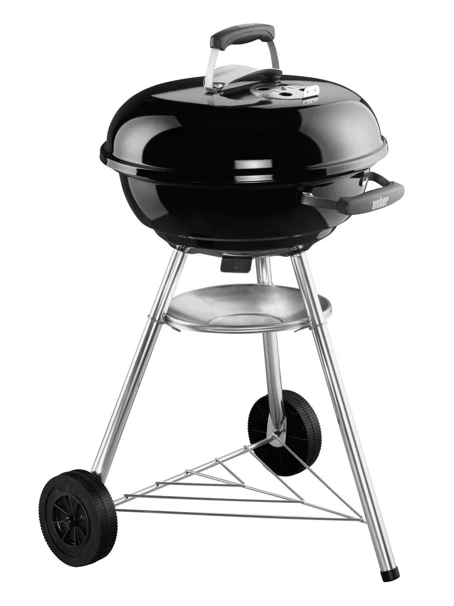 Barbecue Sferico A Carbonella Con Coperchio, Diametro Griglia 37 Cm, Regolatore Ventilazione, Leggero E Portatile