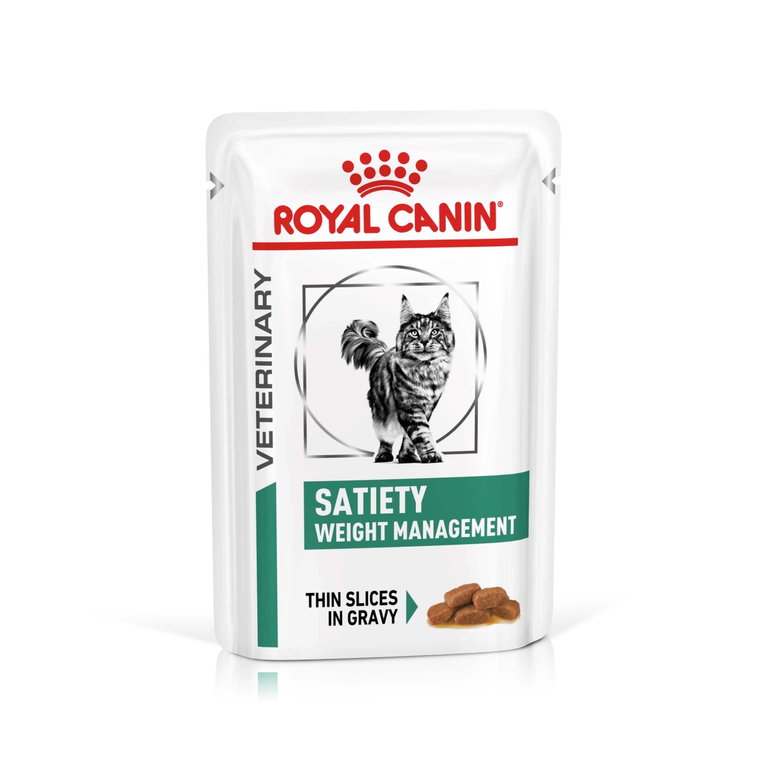 Royal Canin Satiety Weight Management cibo umido per gatti in busta.