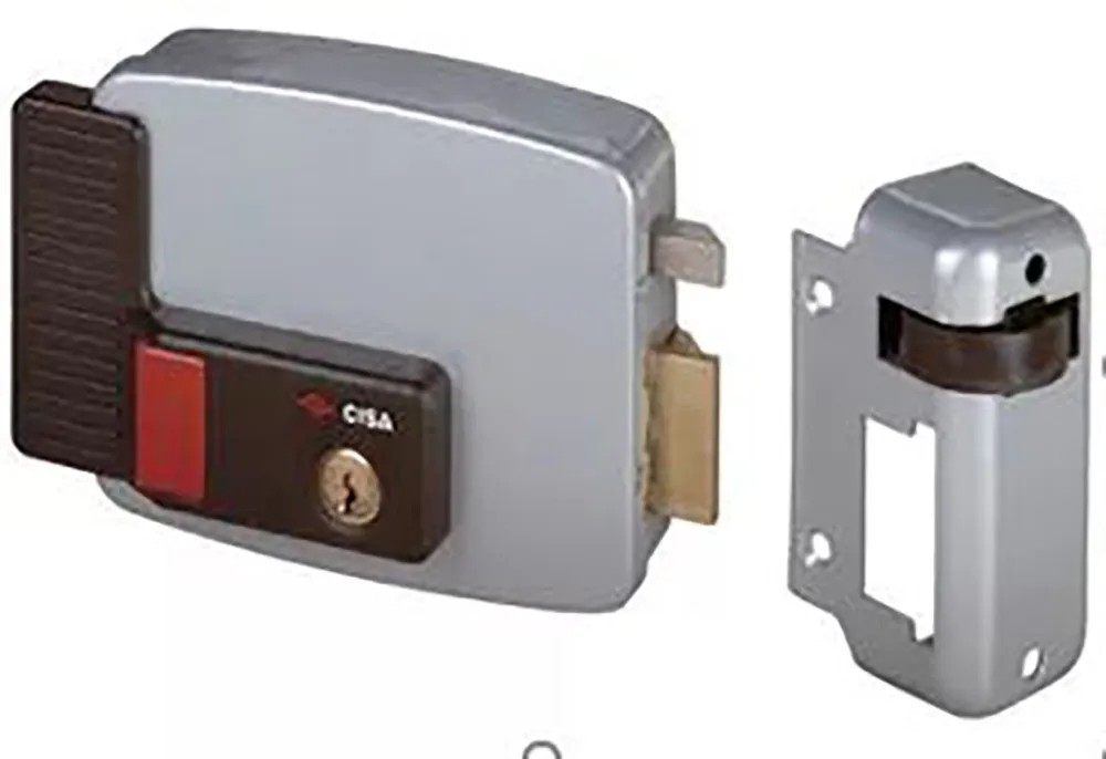 Serratura CISA Da Applicare Per Porte In Legno: Cilindro Esterno, Pomolo Interno, 60 Mm