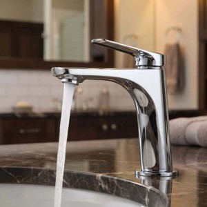 Miscelatore lavabo serie Riva Ø30 mm cromato