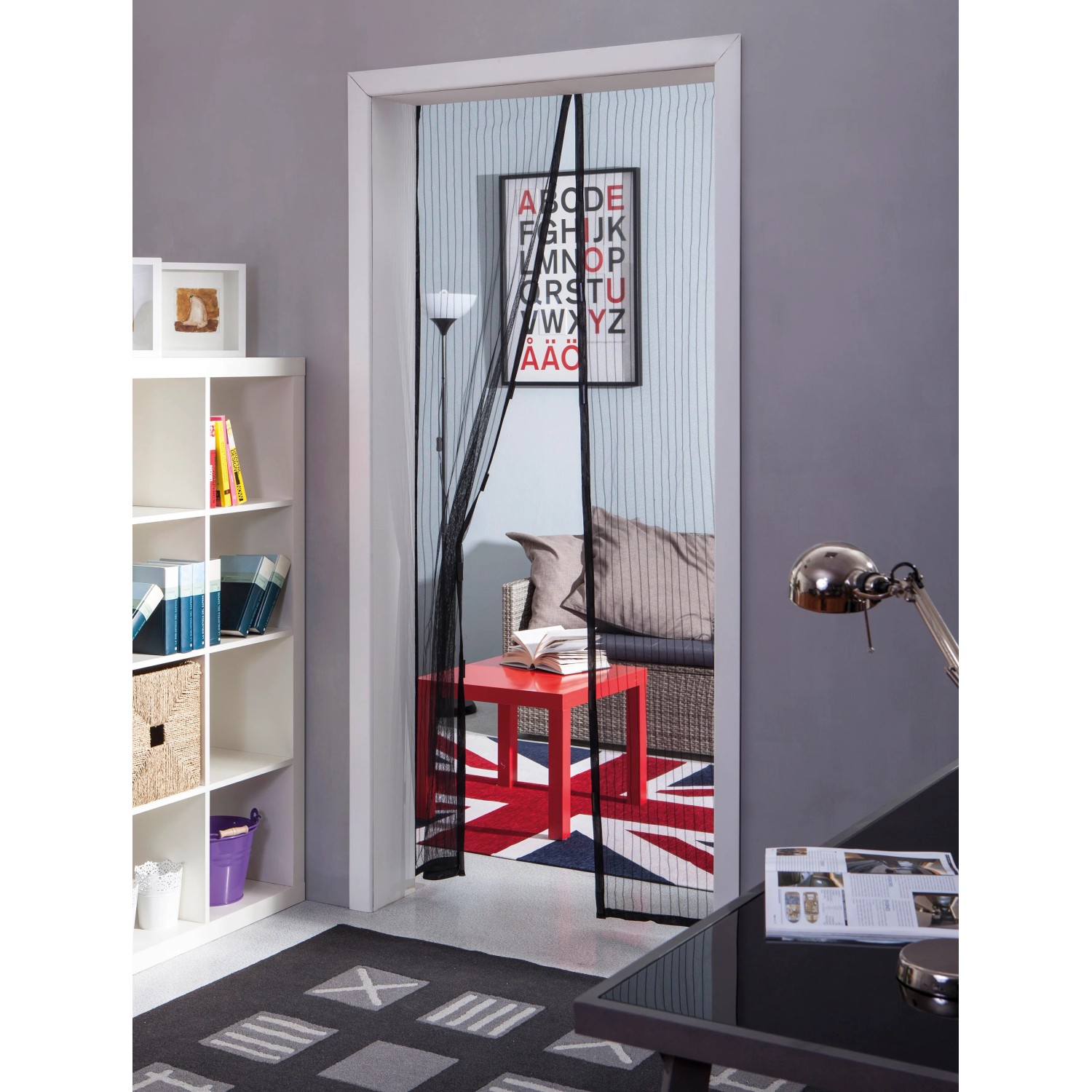 Zanzariera Magnetica Per Porta Finestra 110x240 Cm - Protezione Antizanzare Senza Insetti In Casa - Foto 6