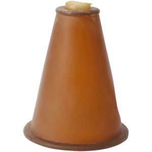 t.b.t. ricambio per cassette WC, marrone, forma conica.