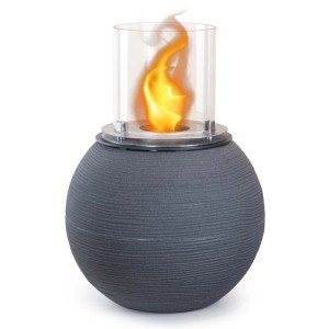 Camino a bioetanolo giardino Divina Fire Botticelli 3,4 kW Ø40xH54 cm grigio