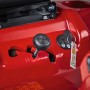 Dettaglio: Tosaerba rider Troy-Bilt Mini-Rider 60T-R rosso con chiave di accensione e cambio.