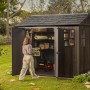 Casetta da giardino in plastica Keter Apex sp.20 mm marrone scuro 5,2 m²_9