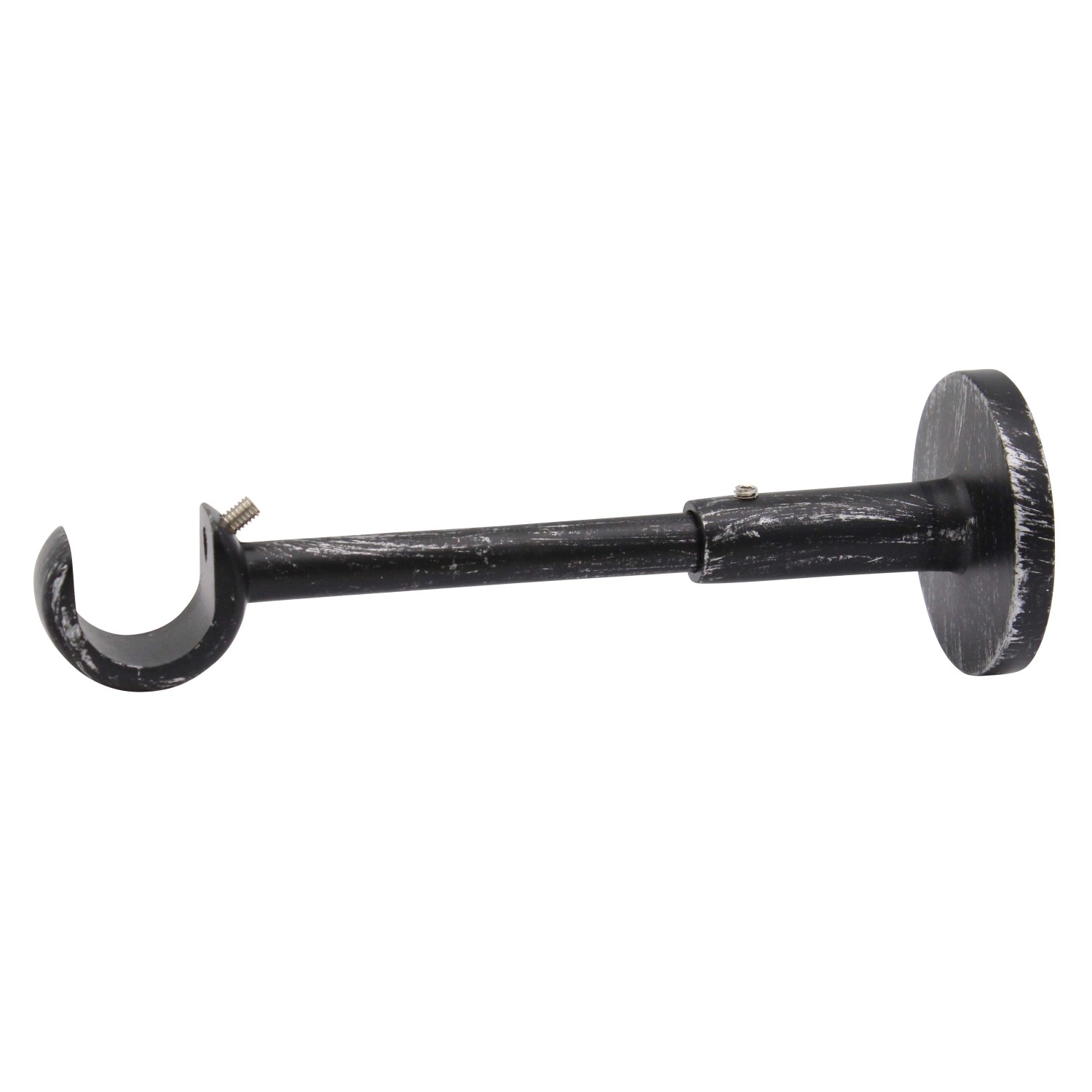 Luance Supporti Per Bastone Tenda: 2 Pezzi Da 50mm, Diametro 20mm, Colore Nero/Argento - 2
