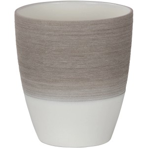 Scheurich Vaso per orchidee 650, Ø 13cm, Espresso Cream, vaso in ceramica con effetto graffi.