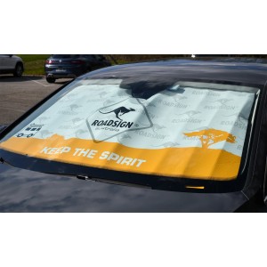 t.b.t. Parasole per parabrezza per interni auto, con logo Roadsign.