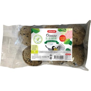 Zolux snack per uccelli, gusto mela, 6 pezzi, per uccelli selvatici. Snack e crocchette per uccelli.