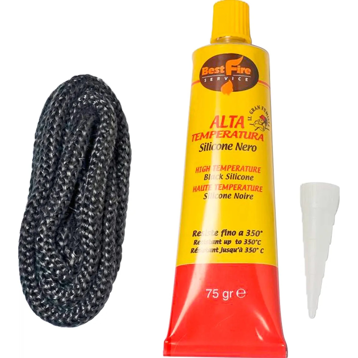 Kit Guarnizione Per Stufa Da Tenda – Silicone Anti-calore 300°C, Fori Regolabili 75-160 Mm, Per Campeggio E Barche
