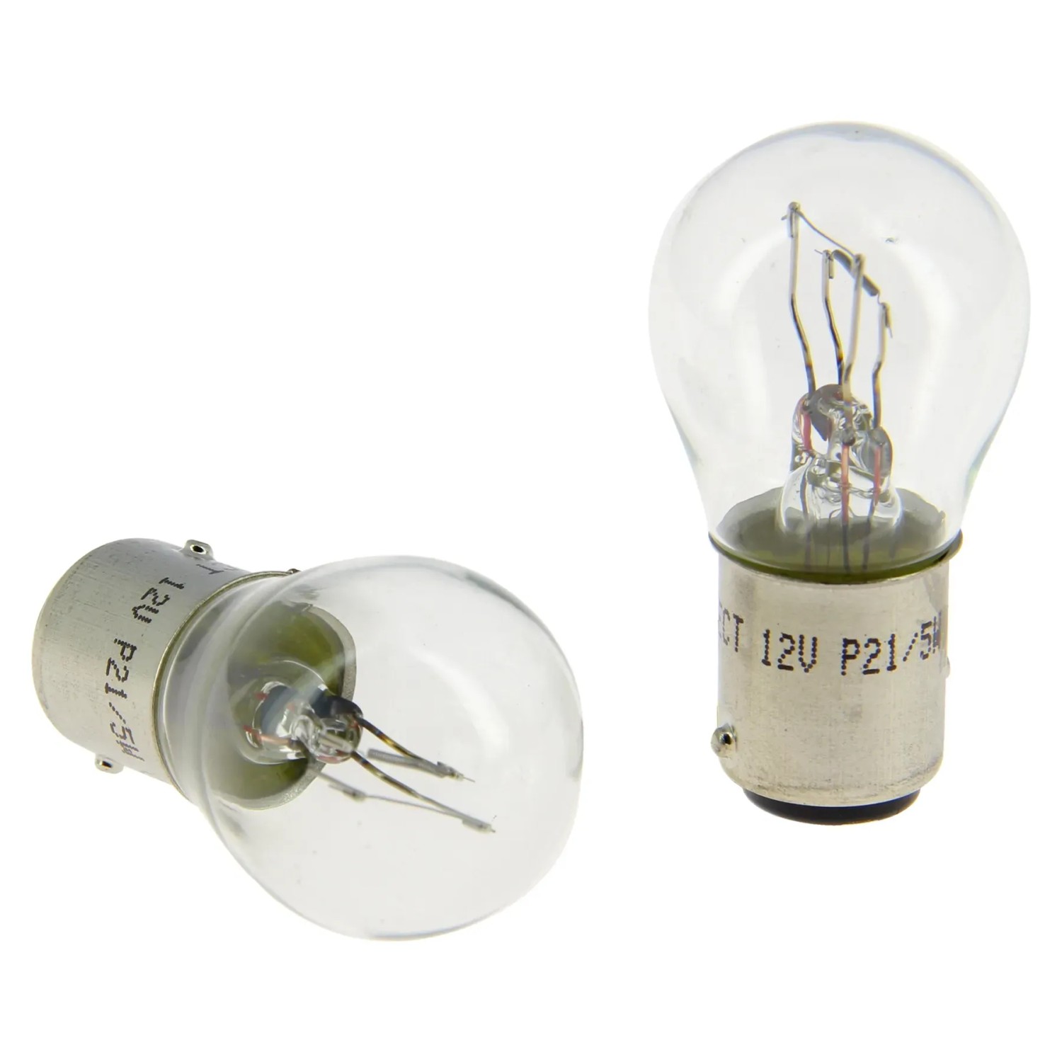 Ampoules P21/5W 12V XLTECH - 2 Pièces, Double Fonction Veilleuse/Clignotant Ou Veilleuse/Stop - Pour Automobile