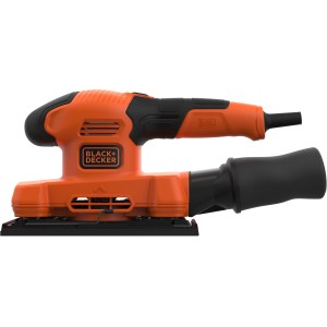 Levigatrice orbitale Black+Decker BEW220, 150 W, arancio/nero. Levigatrice con sacchetto raccoglipolvere.