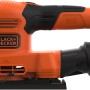Levigatrice orbitale Black+Decker BEW220, 150 W, arancio/nero. Levigatrice con sacchetto raccoglipolvere.