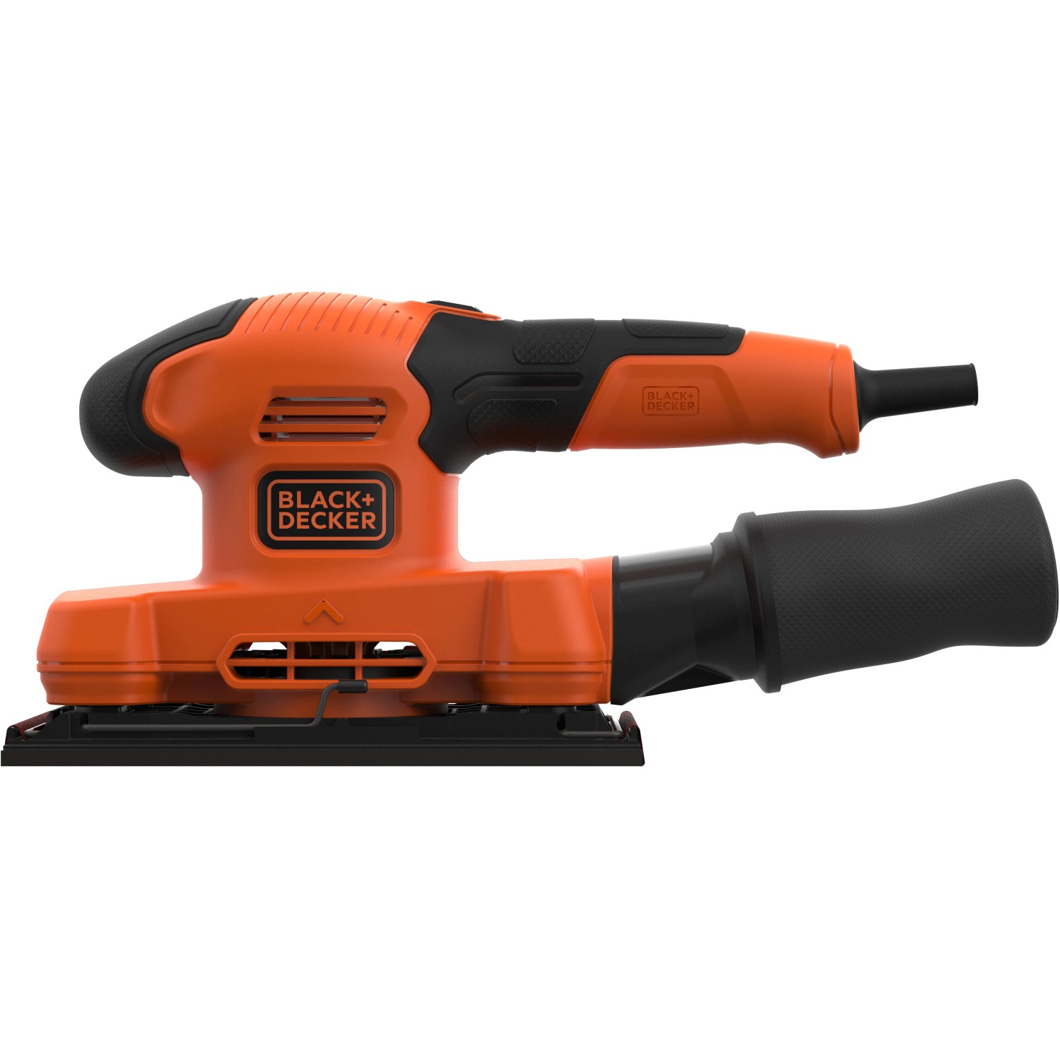 Levigatrice orbitale Black+Decker BEW220, 150 W, arancio/nero. Levigatrice con sacchetto raccoglipolvere.