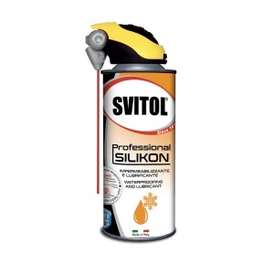 Bomboletta spray lubrificante al silicone professionale Svitol.