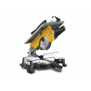 Troncatrice t.b.t. giallo-nera per tagli precisi del legno.