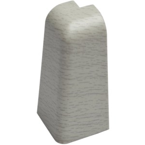 Angolo esterno OBI in faggio grigio, set da 2 per battiscopa, facile installazione.