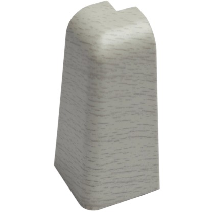 OBI angolo esterno per battiscopa in faggio grigio 60 mm x 20 mm 2 pz