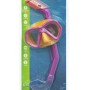 t.b.t. Maschera e boccaglio, giallo/rosa, per bambini dai 3 anni.