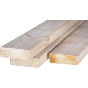 Listoni per pavimentazioni esterne in legno chiaro, dettaglio della testata.