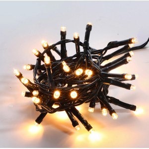 Catena luminosa da esterno t.b.t., luce bianca calda.