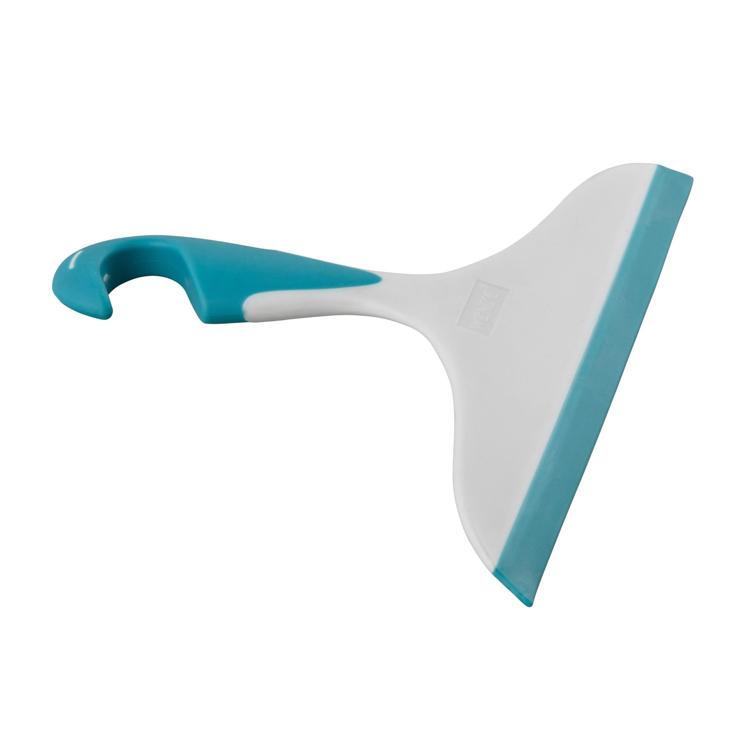 Wenko tergivetro doccia Loano azzurro, accessorio bagno con gancio.