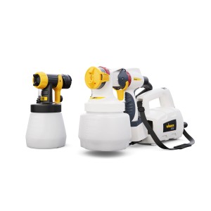 Sistemi di verniciatura Wagner: Sistema a spruzzo fine e pistola a spruzzo per varie applicazioni.