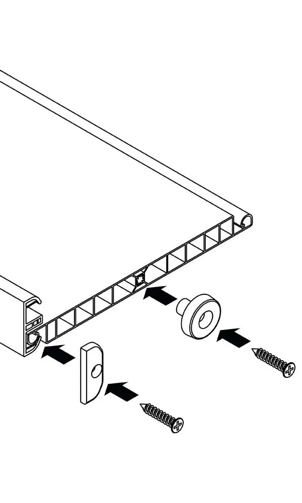 Pali Per Ringhiere In Vetro - Sistema Balaustra In Acciaio Inox 304, 85cm Argento - Foto 2
