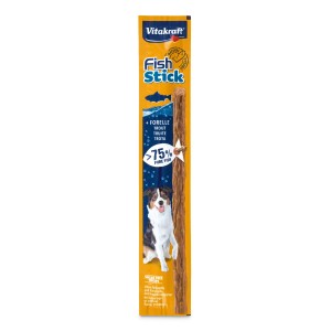 Vitakraft Fish Stick: Snack da masticare per cani con trota, oltre il 75% di pesce.