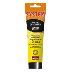 Tubo di grasso per cuscinetti System, giallo, per alte pressioni e velocità.
