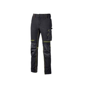 Pantaloni da lavoro Upower Atom Black Carbon taglia S