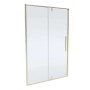 Porta doccia Pivot Slim 108-110x200 cm oro spazzolato