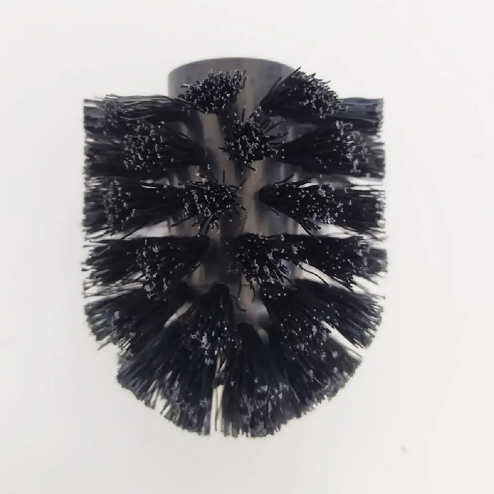 Scopino Per Bagno Ricambio Nero - Diametro 6.5 Cm, Altezza 19.5 Cm, Setole Antiruggine, Made In Italy - Foto 10