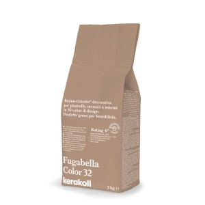 Fugabella Color 32 stucco per fughe in sacco da 3 kg, ideale per piastrelle, mosaici e marmi.