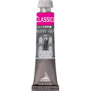 Tubo di colore ad olio Maimeri Classico, tonalità magenta. Ideale per artisti e hobbisti.