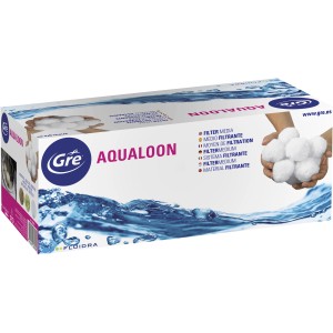 Confezione di Aqualoon, materiale filtrante per sistemi di filtraggio piscina di Gre.