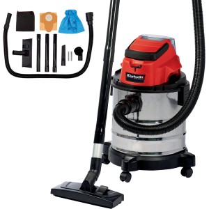 Einhell Power X-Change Aspiratore a batteria TC-VC 18/20 Li Solo con accessori.